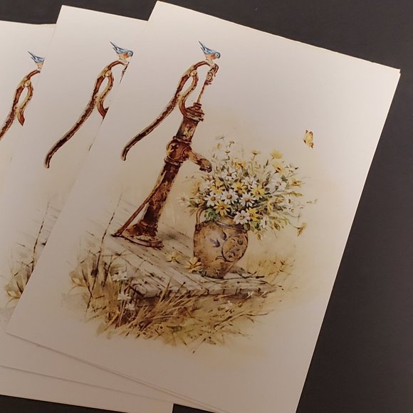 Greeting Cards (10) Red Farm Studio Pump & Daisies - Picture 2 of 5